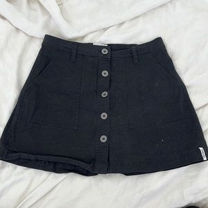 Rhythm Black High Waist Skirt